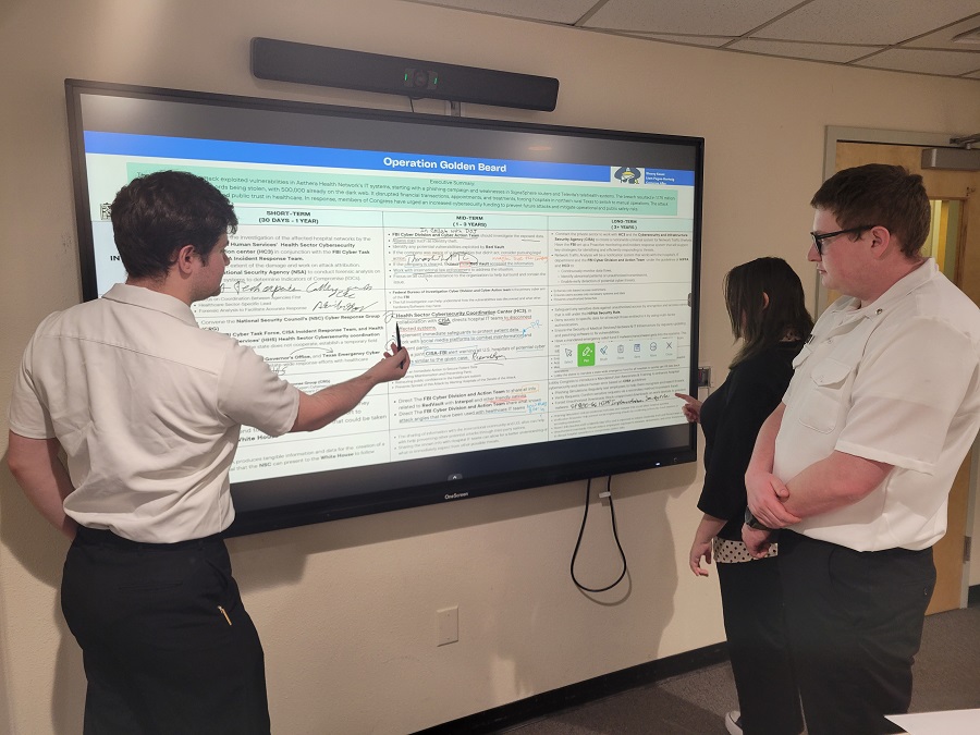 Cal Maritime Students Place 7th in Global Cybersecurity Strategy Competition