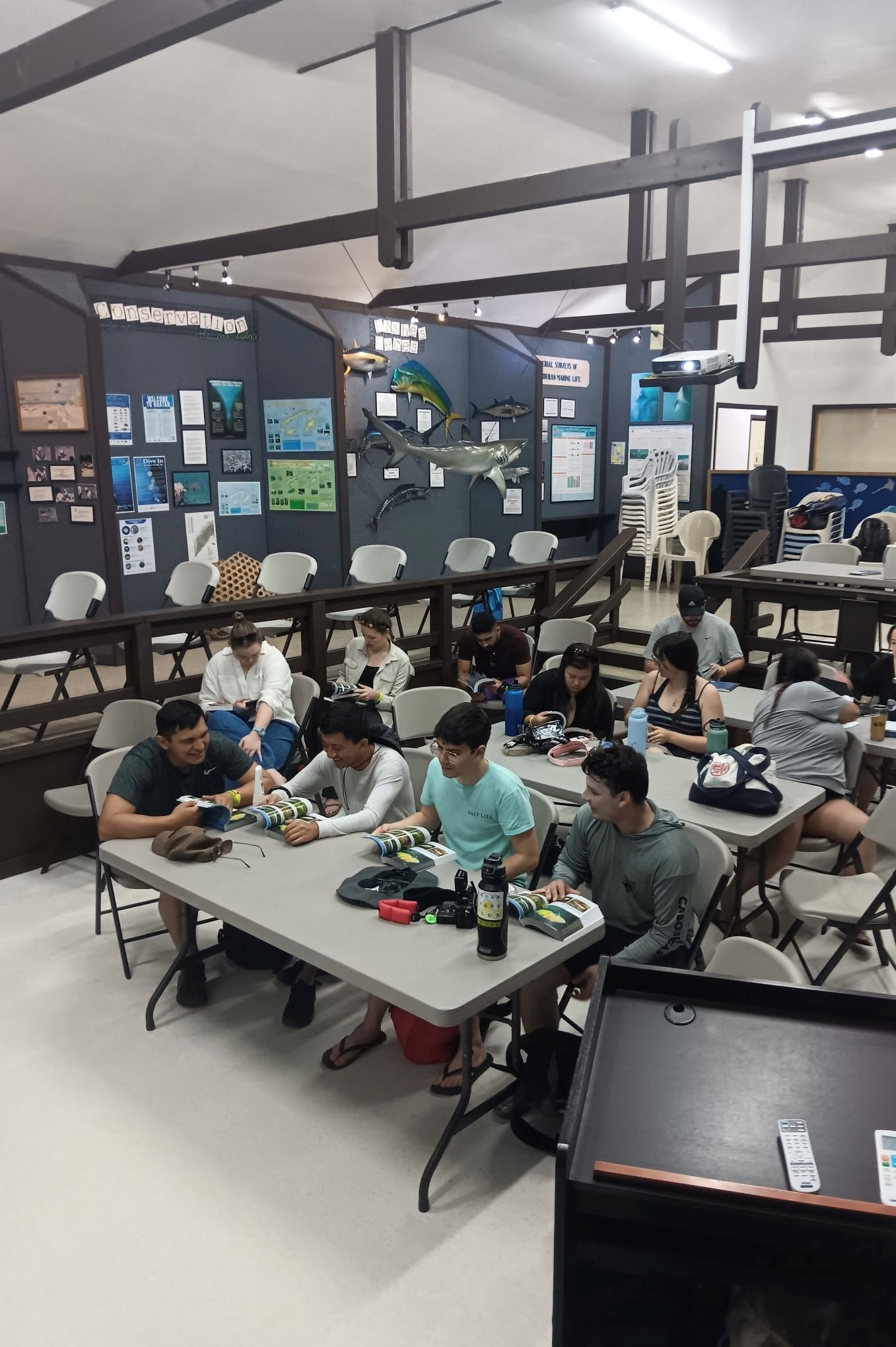 Students in a classroom at Anthony Keys Resort