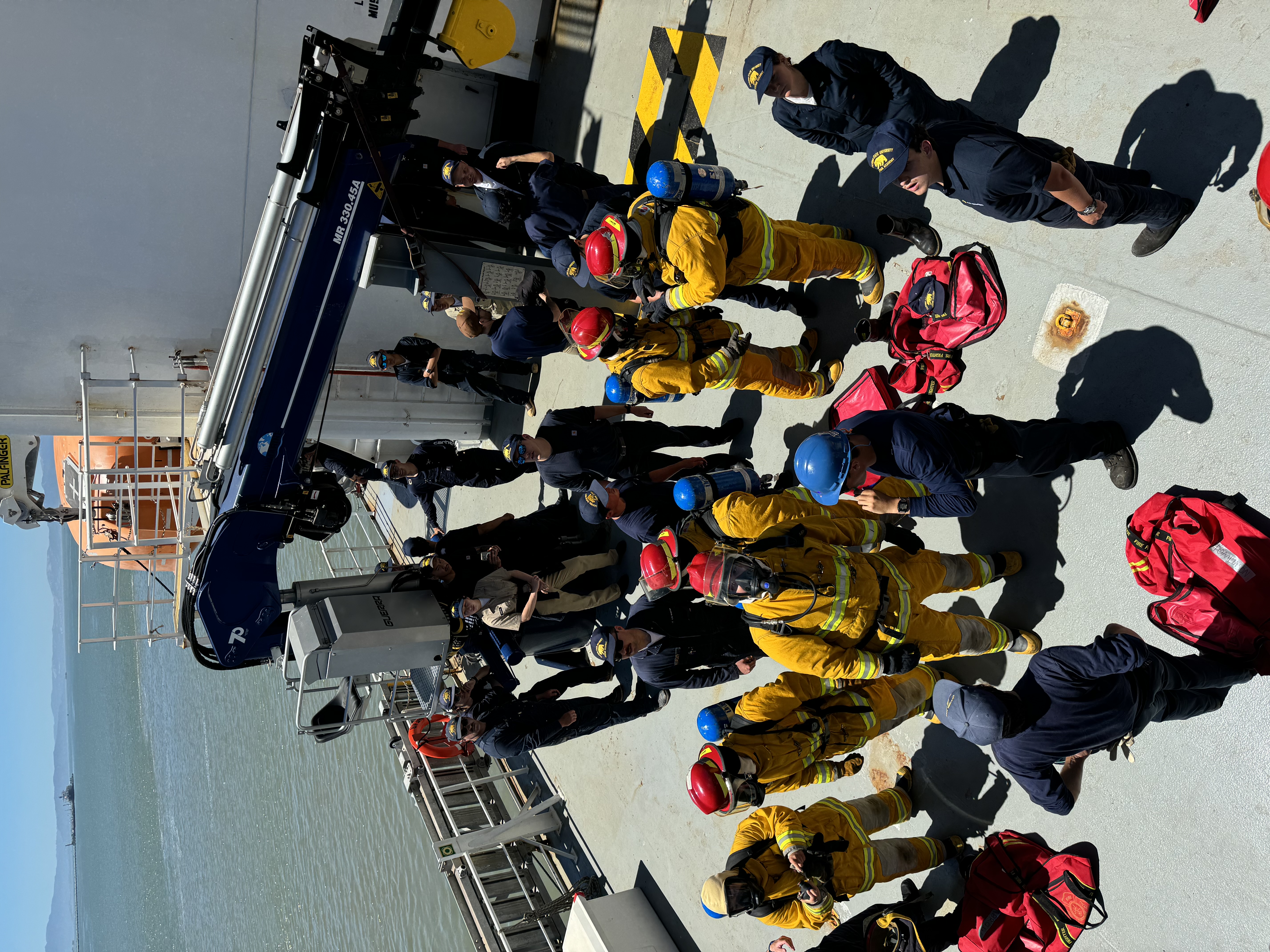 preparing for drill.. 