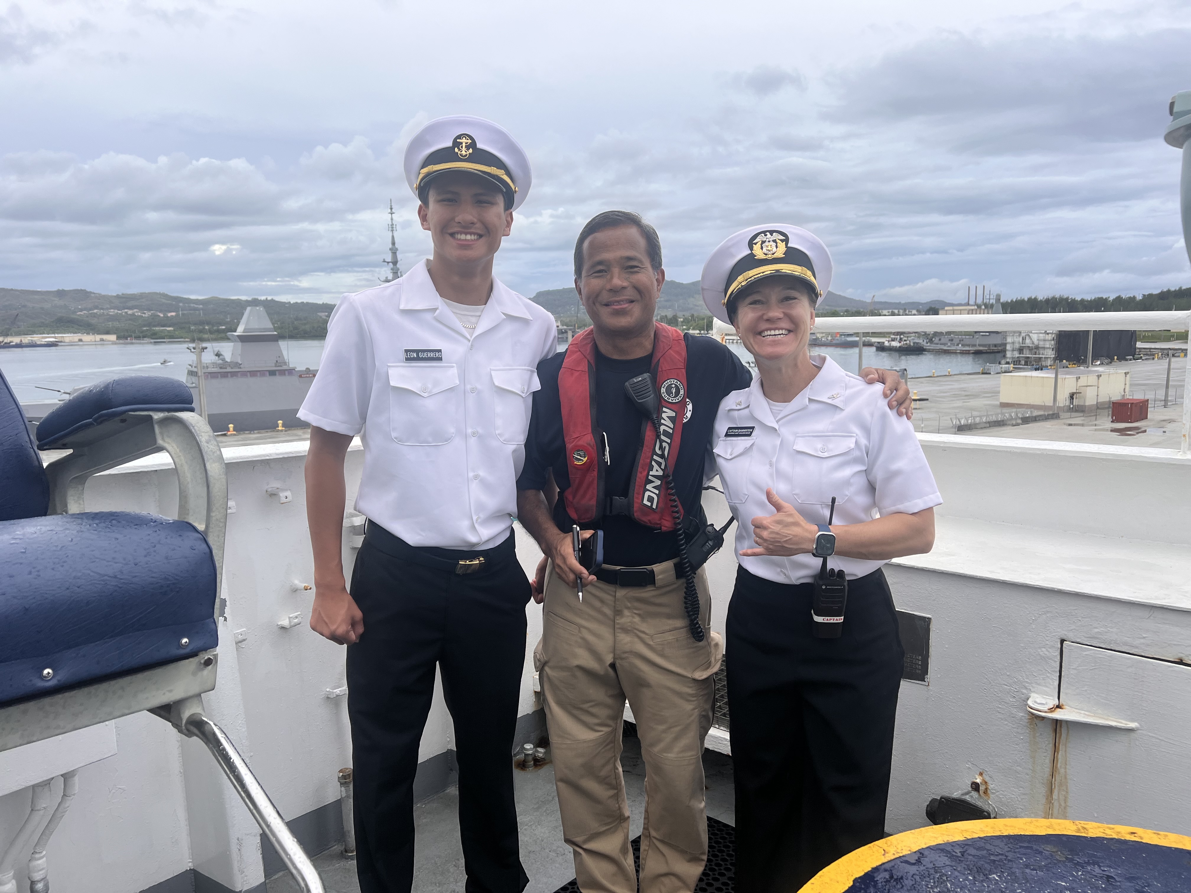 picture with pilot